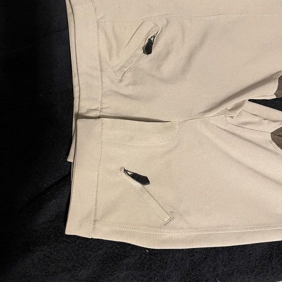 BCBG Riding Pants.  Tan with dark brown patches. Waist size 26. - Picture 3 of 16